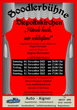 Banner Hände hoch, wir schließen!