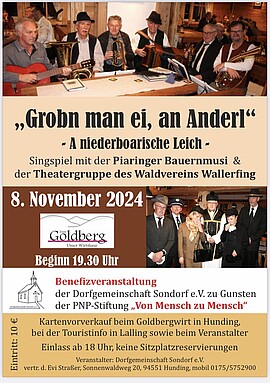 Banner Grobn man ei, an Anderl - a niederboarische Leich (Singspiel)