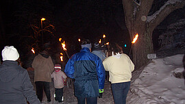 Banner Neujahrs-Fackelwanderung