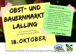 Logo Obst- und Bauernmarkt Lalling am Kirchweihsonntag
