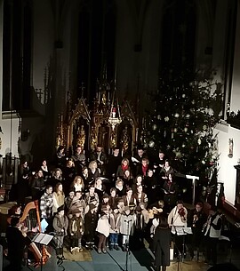 Banner ADVENTSINGEN STAUDACH